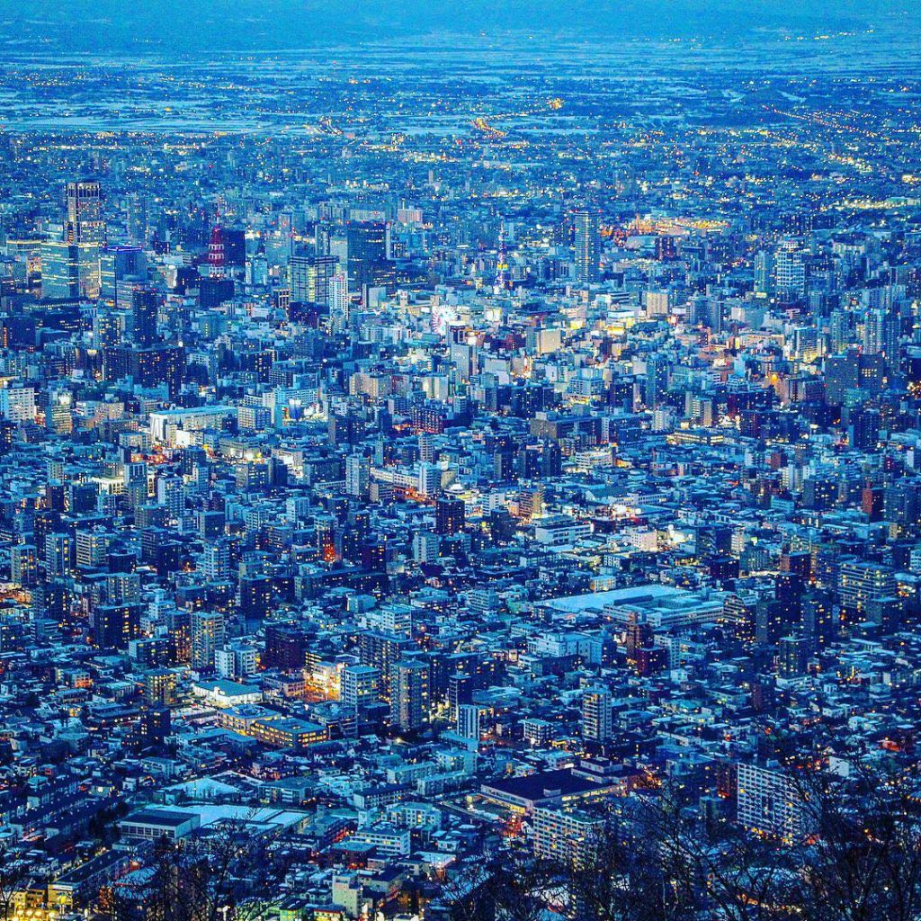 @Japan Travel: Stunning night shot of Sapporo by @danielwiegand! Thank you for the tag! Hokkaid…