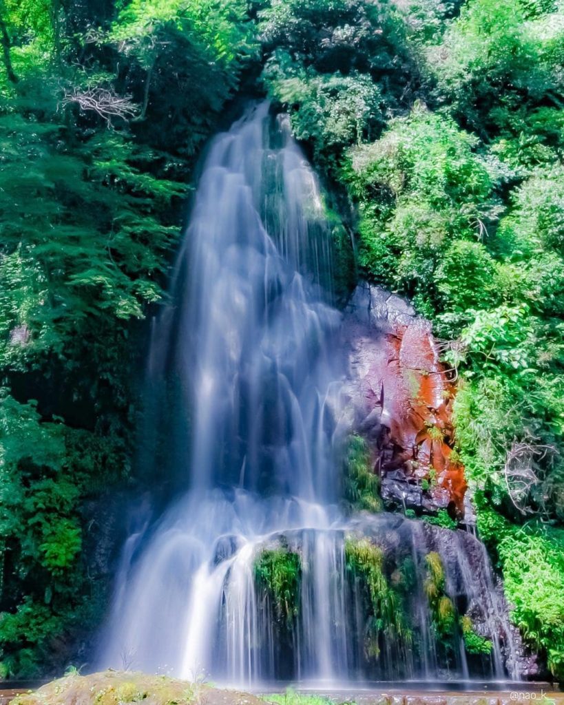 @Visit Japan: Beautifully cascading down Shiramizu Falls is a series of silky white waterfalls…