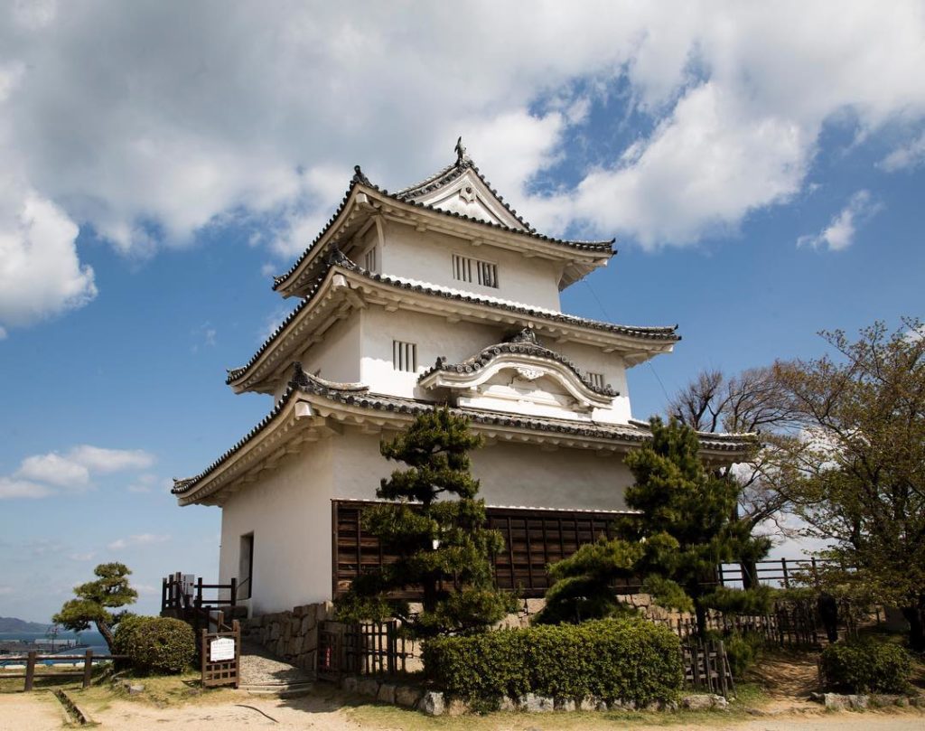 @Japan Travel: Marugame Castle in Kagawa prefecture is the smallest of 12 castles in Japan with…