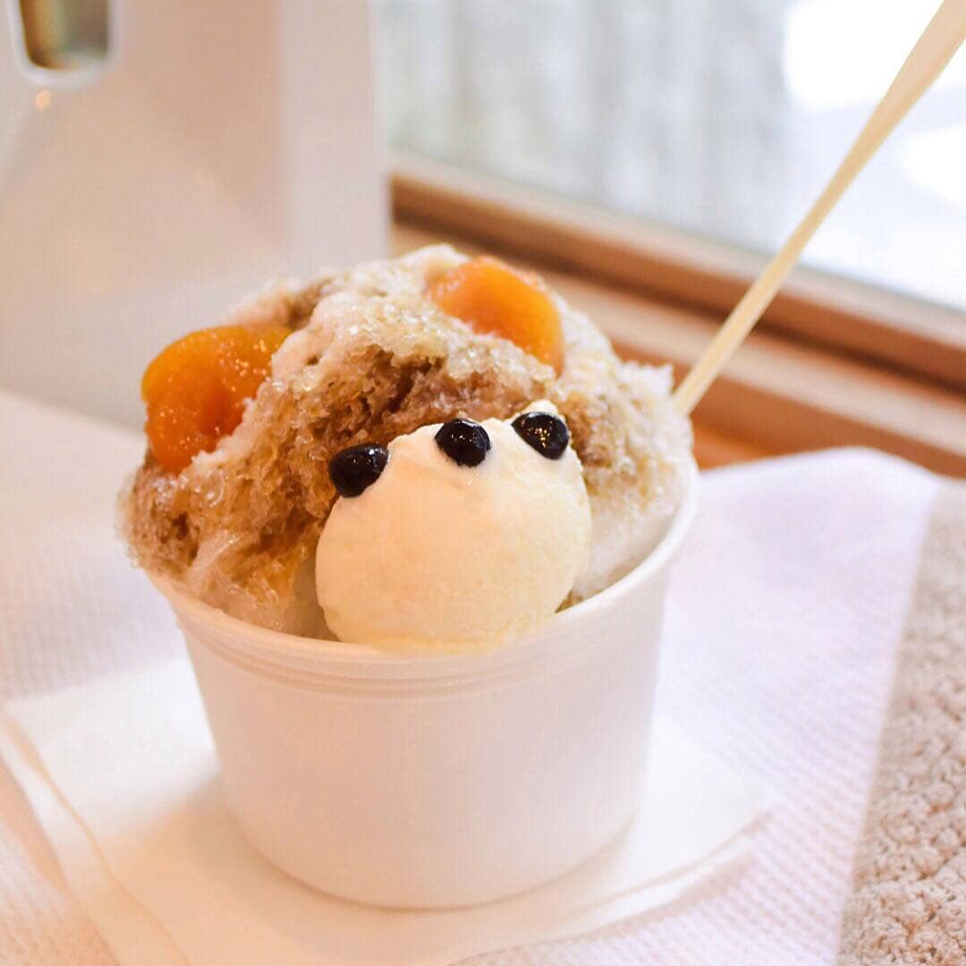 Visit Japan This black honey kakigori (flavoured shaved ice) is