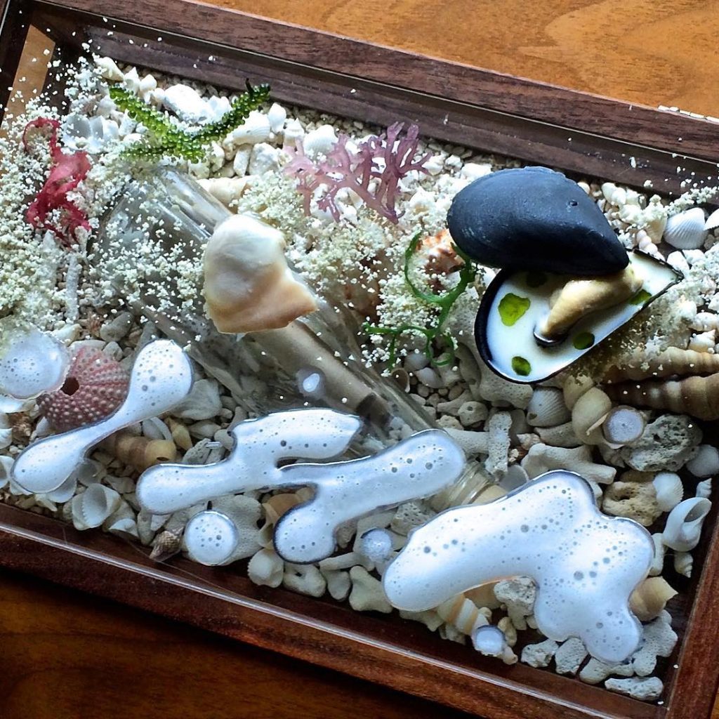 @The Japan Times: A sandy summer beach with seasonal seafood, from the summer menu at Celaravird. …