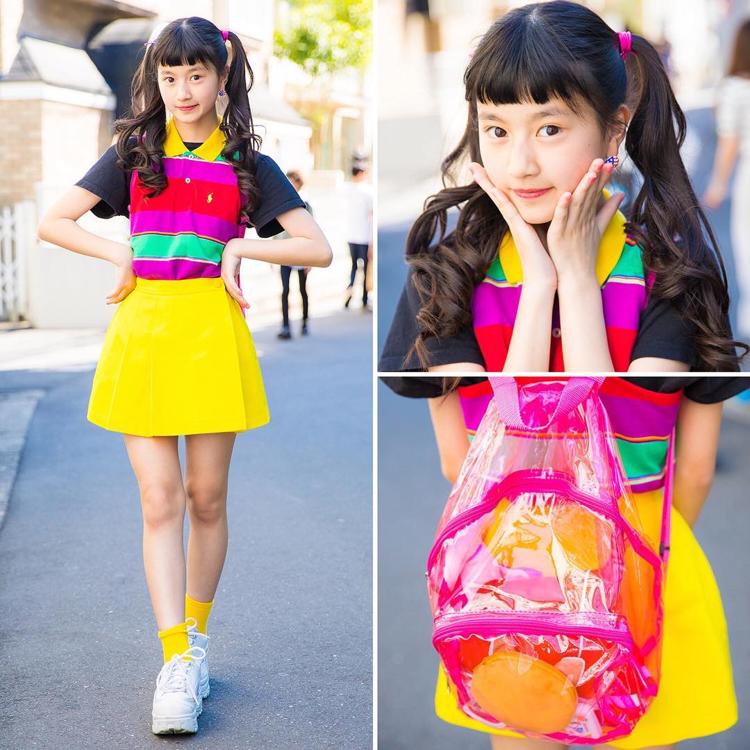 Tokyo Fashion 13 Year Old Aspiring Japanese Model And Actress A Pon A Ponnnn On The Street Alo Japan