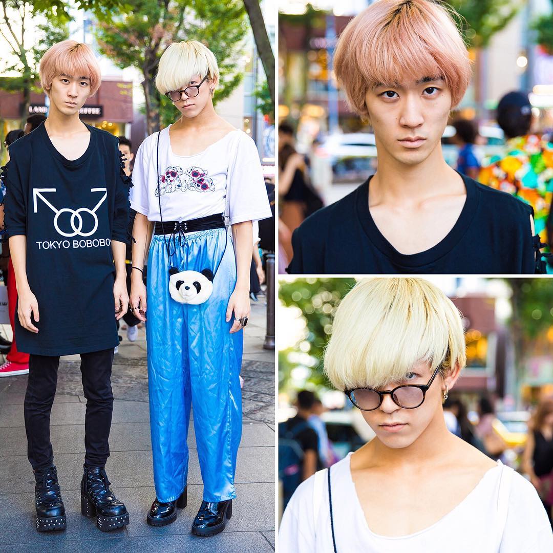 Tokyo Fashion Japanese Dancers Ufo And Shimizu Mash Shimizumash On The Street In Harajuku W Alo Japan