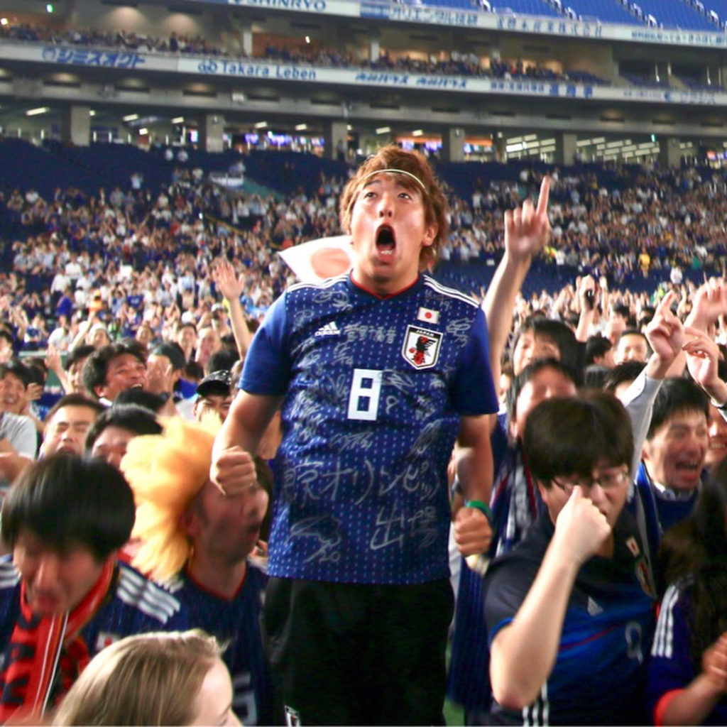 @The Japan Times: Tokyo Dome was one of the many sites that hosted public viewing events for Tuesd…