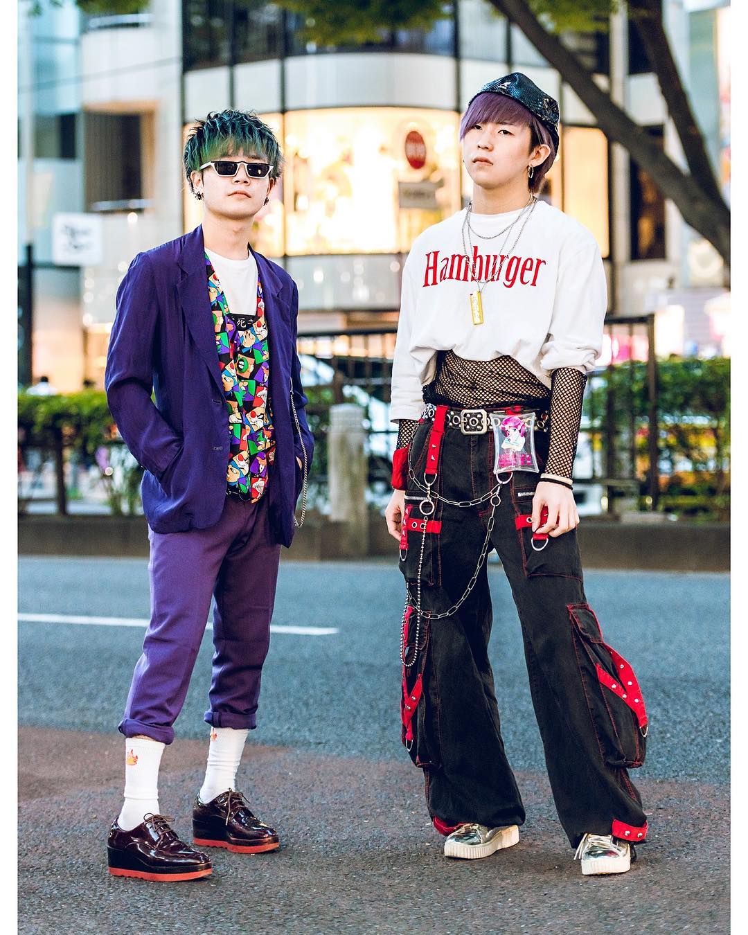 @Tokyo Fashion: Taso (@__kjboy__) and Zaki (@17_pwo) on the street in ...