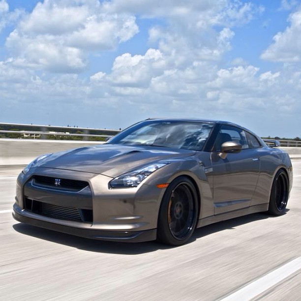 @Nissan GTR: Here’s a great rolling shot of Godzilla taken by TRC #nissan #gtr #trc #grey #cl…
