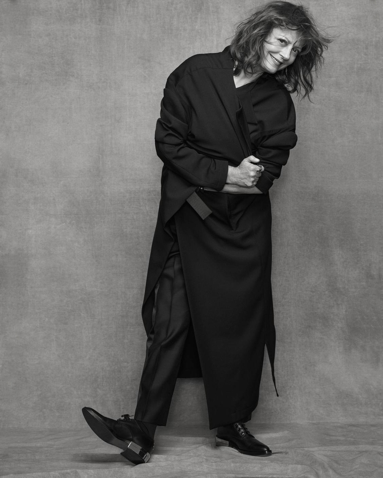 @Yohji Yamamoto: @susansarandon wearing a Yohji Yamamoto A/W 2016-17