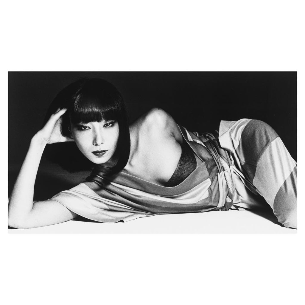 @SHISEIDO: Taking a look at our archives Sayoko Yamaguchi 山口小夜子 (1949-2007). Black, short …