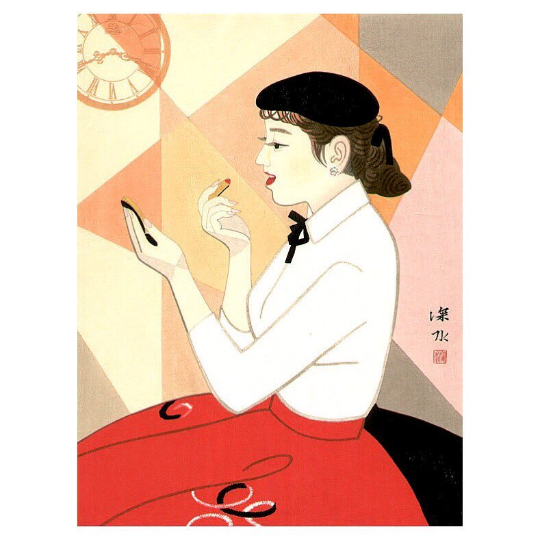 @SHISEIDO: #ArtistsWeLove Shinsui Itō 伊東 深水 (1898-1972) was a Nihonga painter and Ukiyo-e…