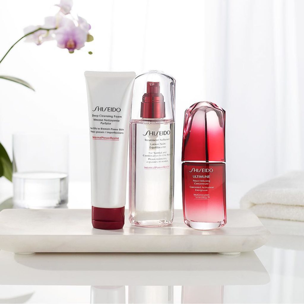 @SHISEIDO: Beauty is stronger in synergy. A defensive trio working together in harmony. Mad…
