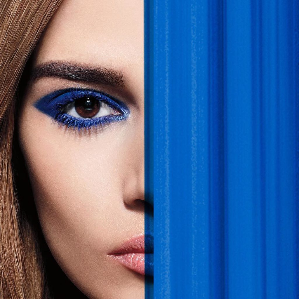 @SHISEIDO: Graphic eyes are easy to achieve with Kajal InkArtist in Gunjo Blue, a cobalt sh…