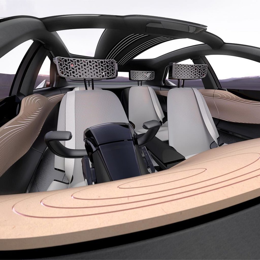 @Nissan: The simplistic interior of the #Nissan #IMx minimizes the number of switches in …