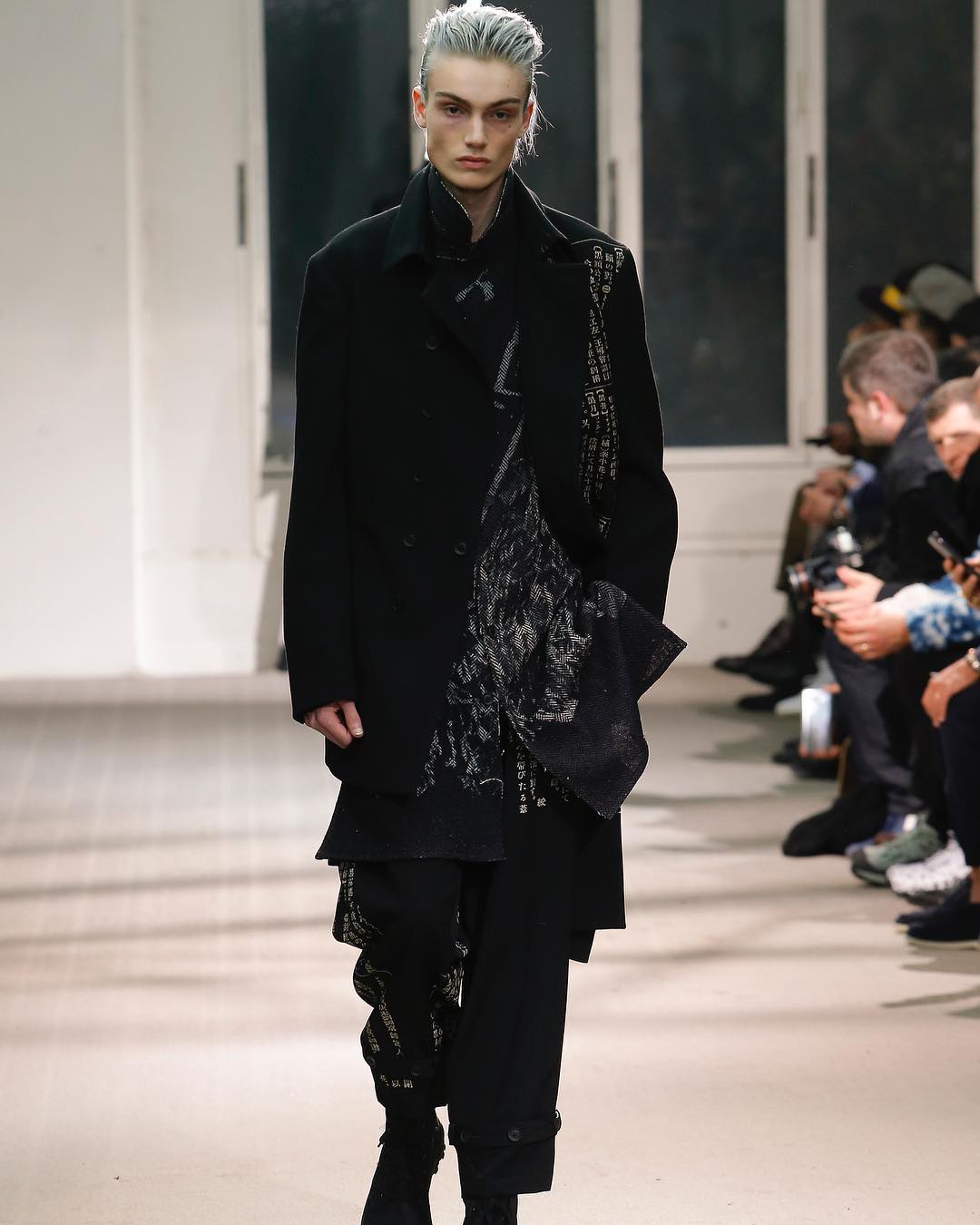 @Yohji Yamamoto: Yohji Yamamoto AW19 Homme collection. Photo by Monica ...