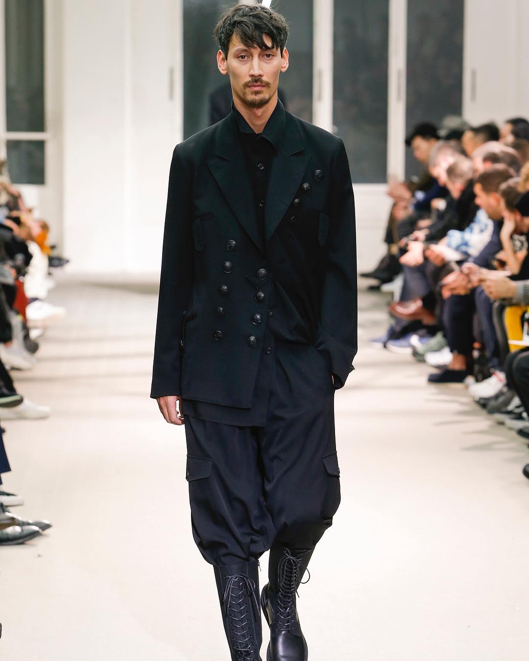 @Yohji Yamamoto: Yohji Yamamoto AW19 Homme collection. Photo by Monica ...