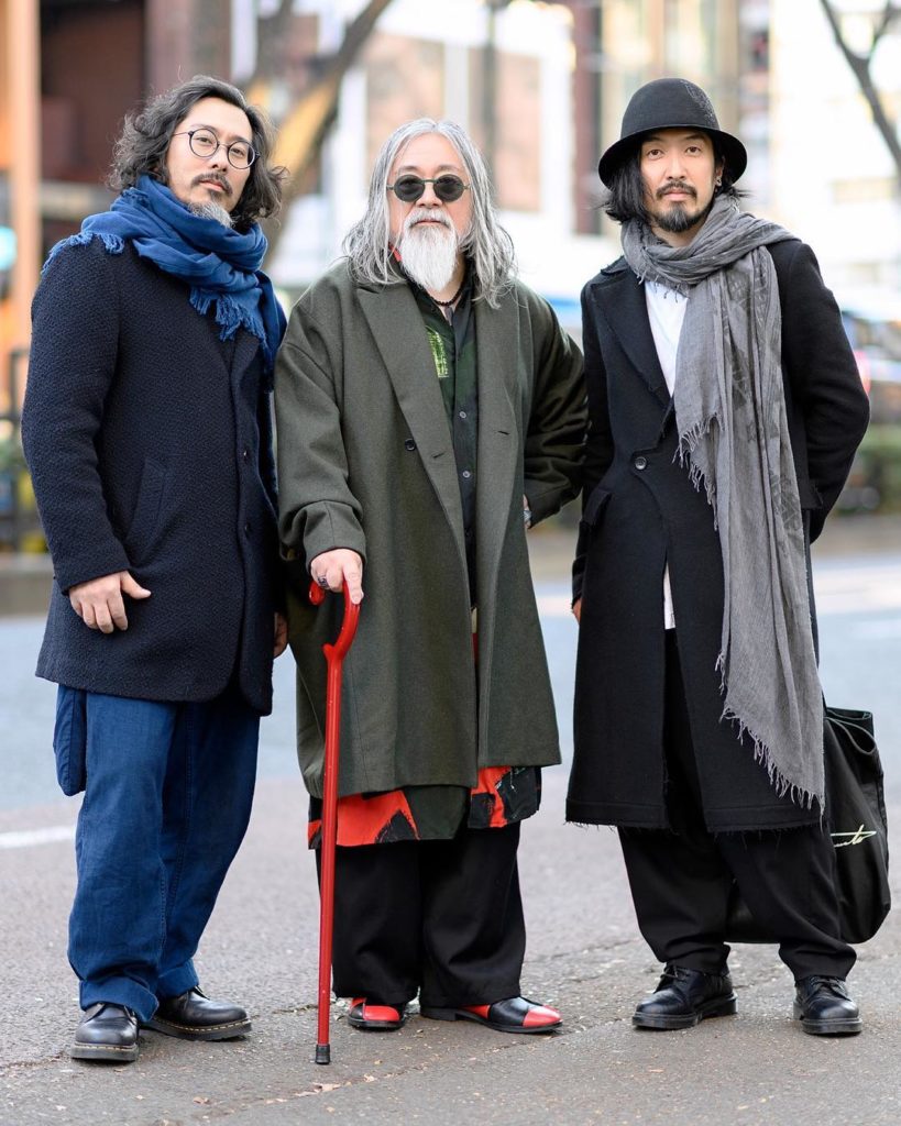 @Tokyo Fashion: Eiki, Susumu (@GOPPAStyle), and Aoba on the street in Harajuku wearing fashion m…