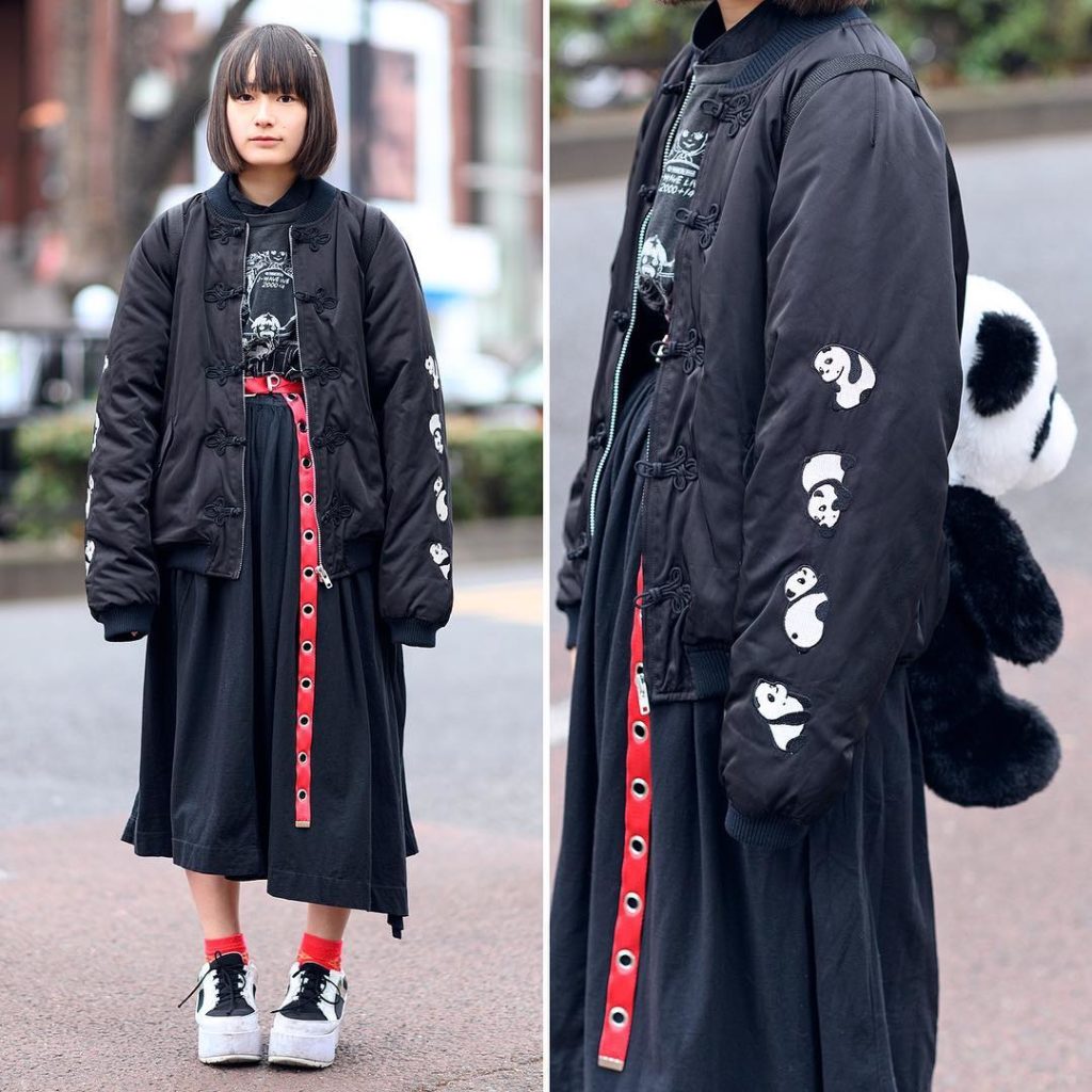 @Tokyo Fashion: 15-year-old Japanese student Nanase (@1700_7se) on the street in Harajuku wearin…
