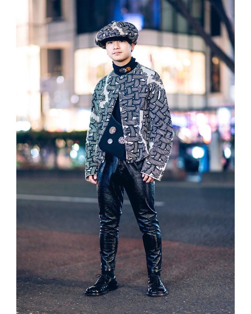 @Tokyo Fashion: 17-year-old Japanese student Daiki (@s2m1d1d1a2k2) on the street in Harajuku wea…