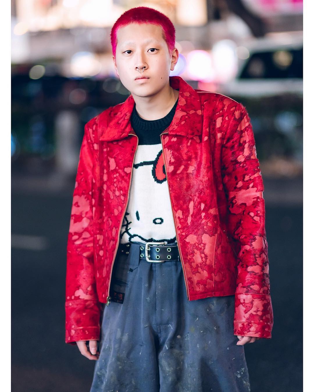 Tokyo Fashion: 17-year-old Japanese student Kaoru (@ossa__77) on 