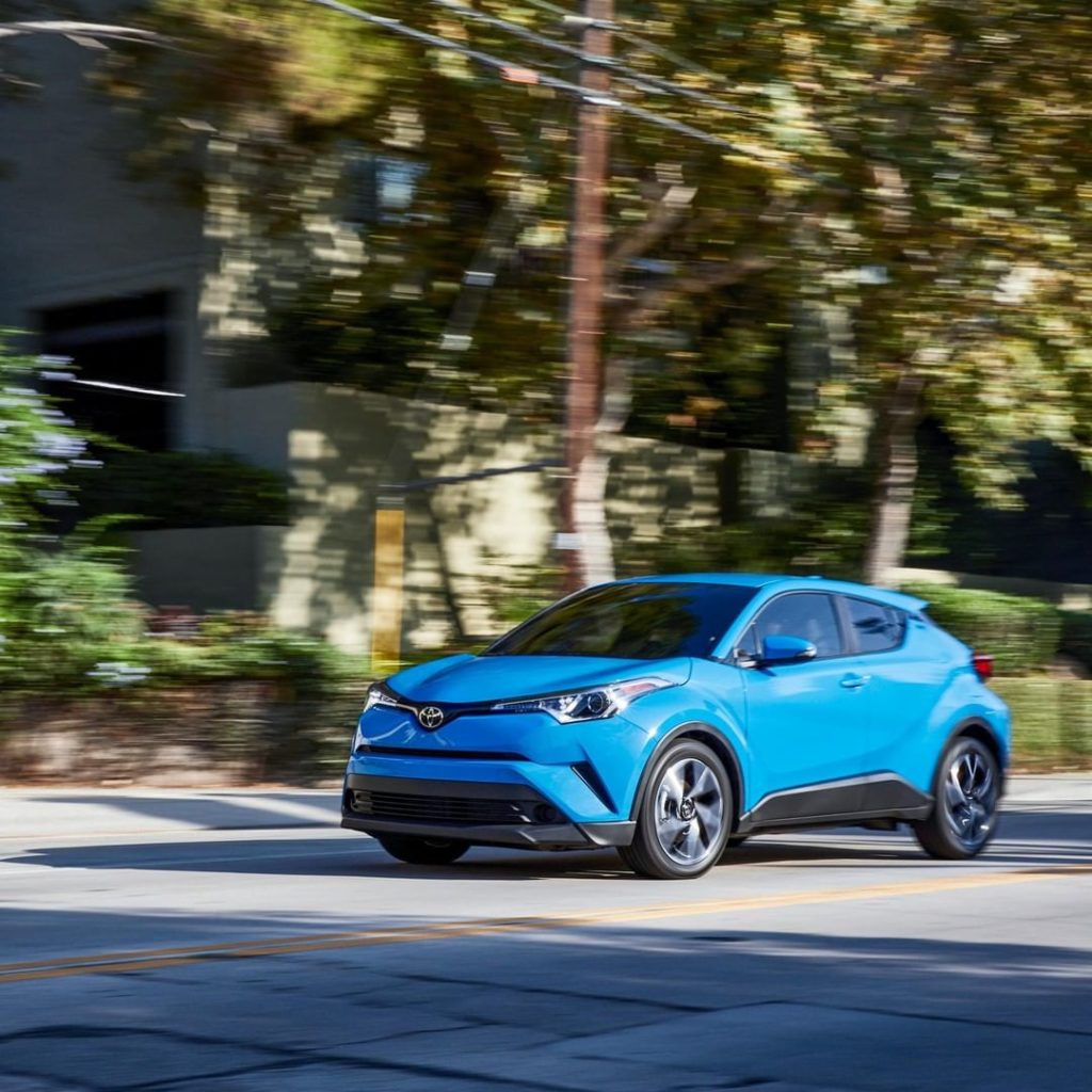 Agile handling helps this crossover show off its athletic side! #ToyotaCHR #Lets...