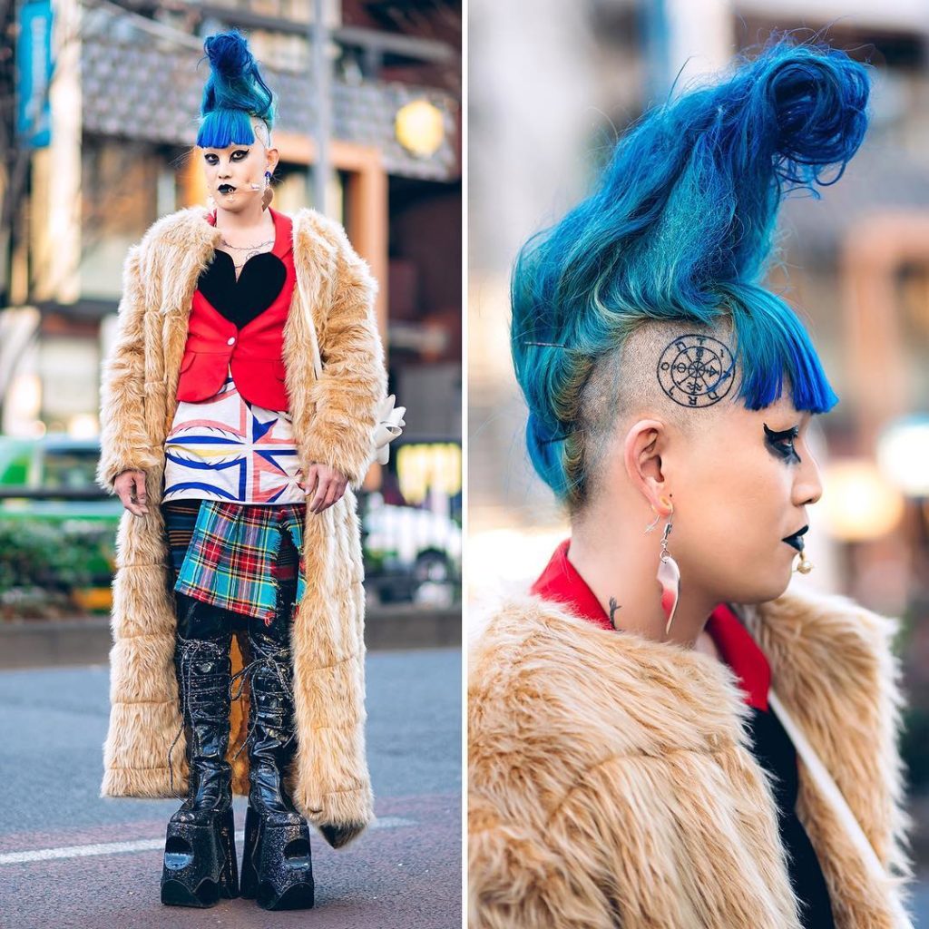 @Tokyo Fashion: Japanese vintage fashion buyer Kifujin (@kifujin_yx) on the street in Harajuku w…
