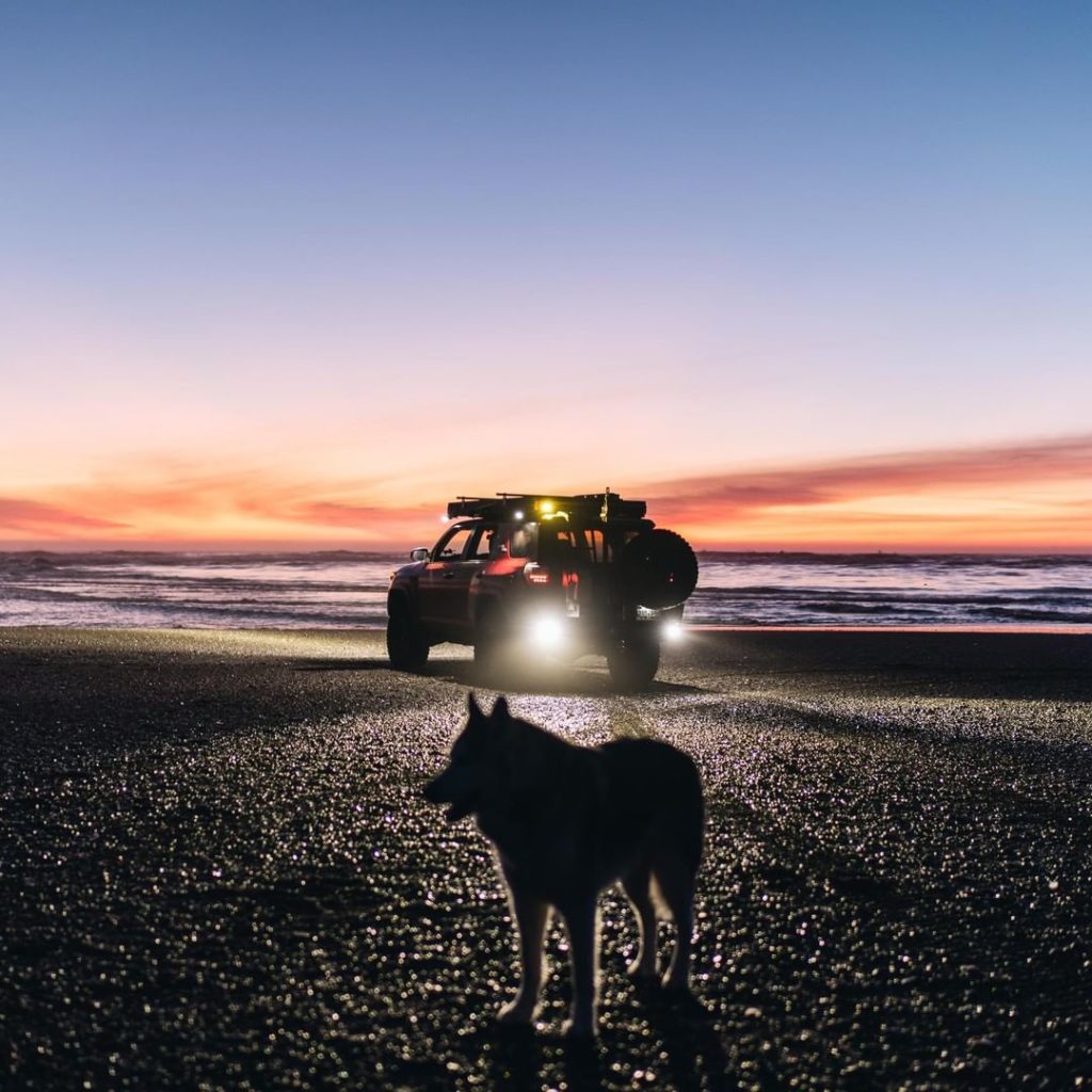 There’s a big, beautiful world out there. #LetsGoPlaces #4Runner @loki...