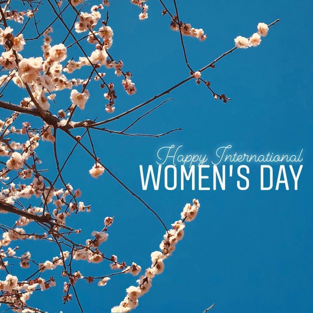 @Tokyo 2020 Olympics: Dear all women, Happy International Women’s Day Like the sunshine in Tokyo today…