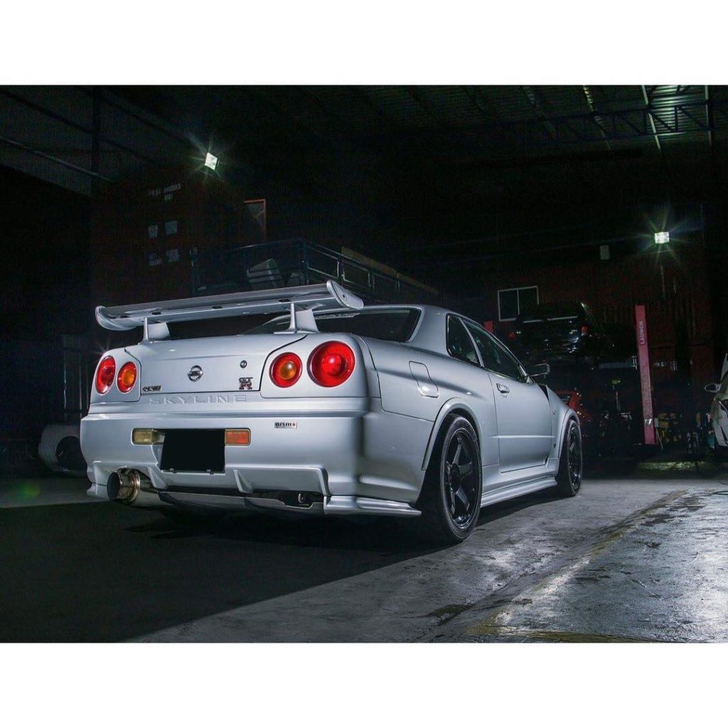 Lurking in the shadows  Photo  @noequal.co .
.
.
.
Follow the Crew:  @Nissan_GTR...