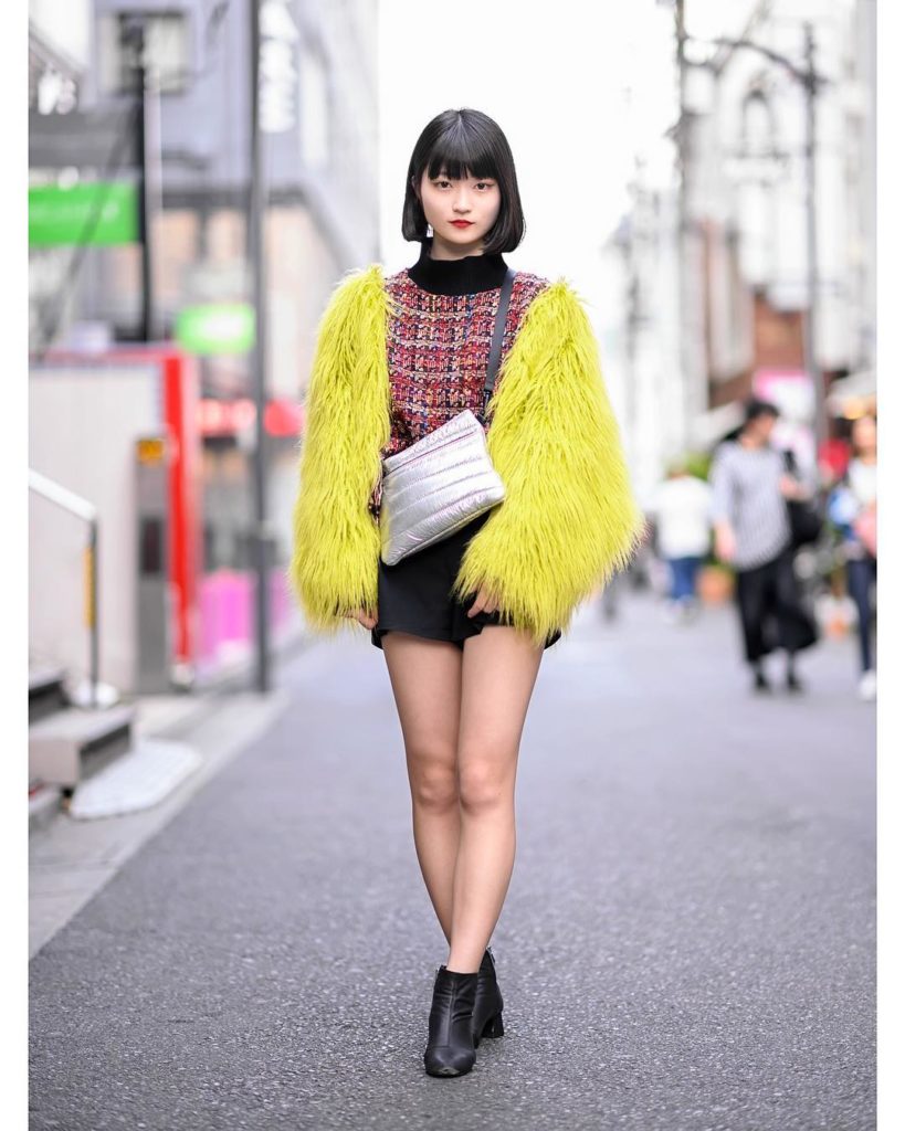 14-year-old Japanese student and aspiring model Kanade (@kanade514) on the stree...