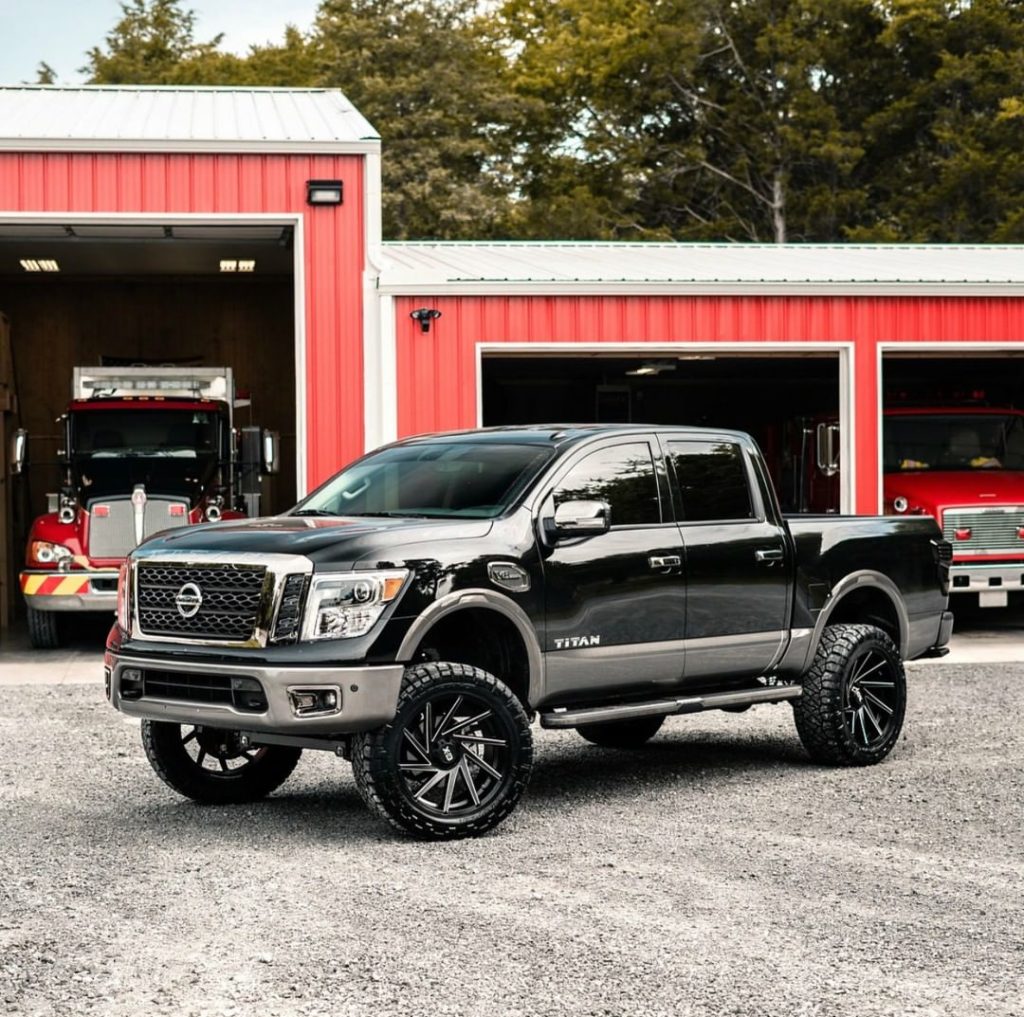 Whole lotta muscle for a whole lotta #Monday. #MondayMotivation #NissanTITAN #Ni...