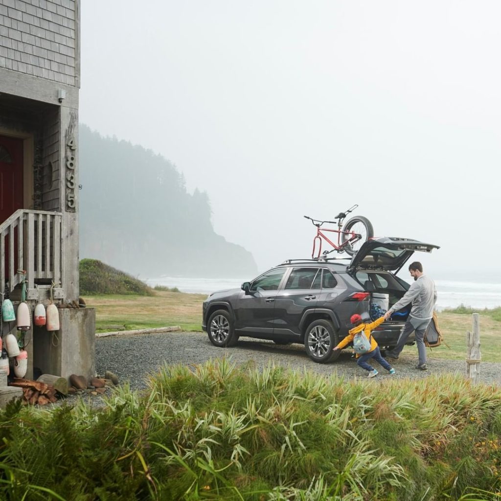 Push the boundaries of your weekends. #RAV4 #LetsGoPlaces...