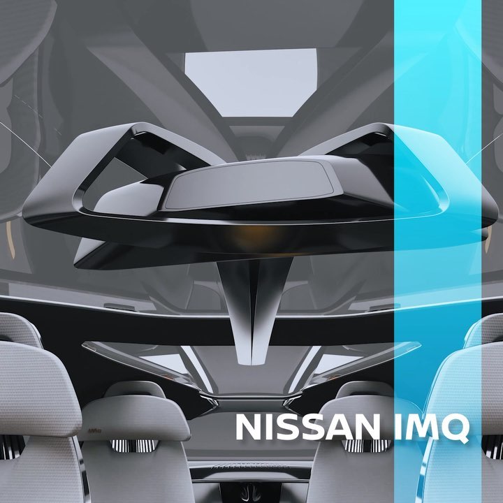 Nissan: The interior of the #Nissan #IMQ features laser-cut, sculpted seats inspired by … The interior of the #Nissan #IMQ features laser-cut, sculpted seats inspired by ...
