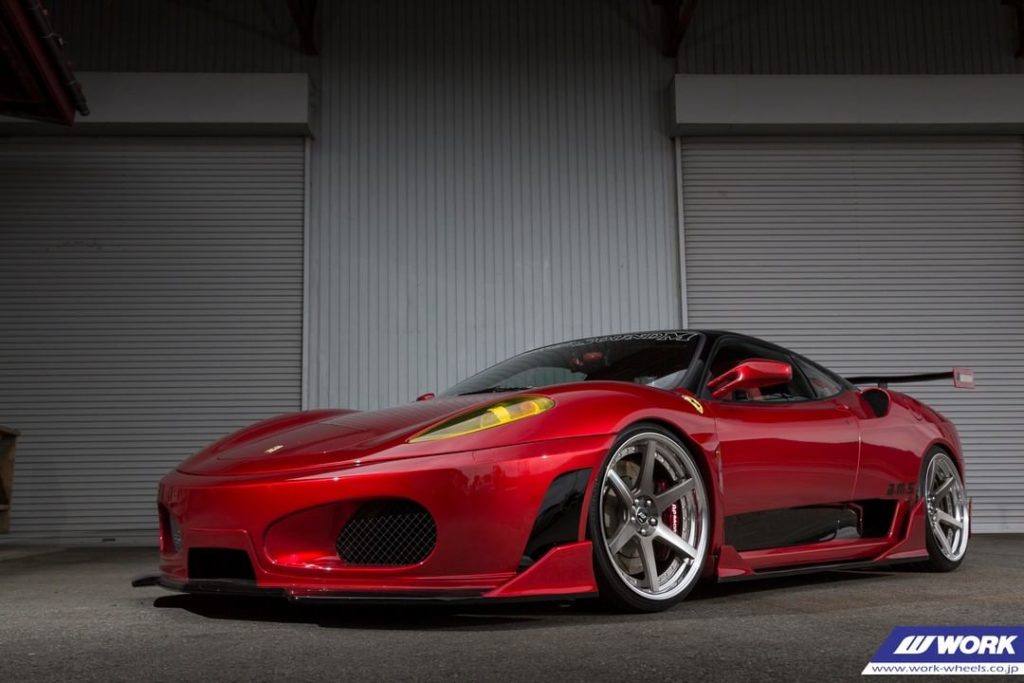 POWER SOUND M Ferrari 430 on WORK Zeast ST1 #artofwheel #zeastst1...
