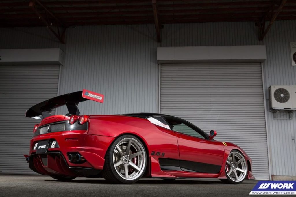 POWER SOUND M Ferrari 430 on WORK Zeast ST1 #artofwheel #zeastst1...