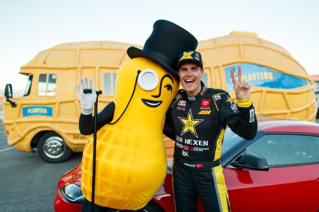 @FredicAsabo hasn’t gone nuts, he’s just racing one! #Supra @MrPeanutOfficial...