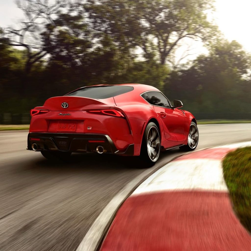 Hit the apex in the all-new 2020 Supra, coming this summer. #Supra #LetsGoPlaces...