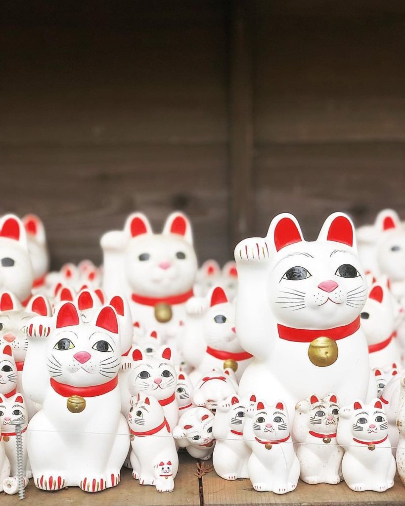 Put your paws up!  Tokyo's Gotokuji Temple is the purrfect spot for cat lovers, ...