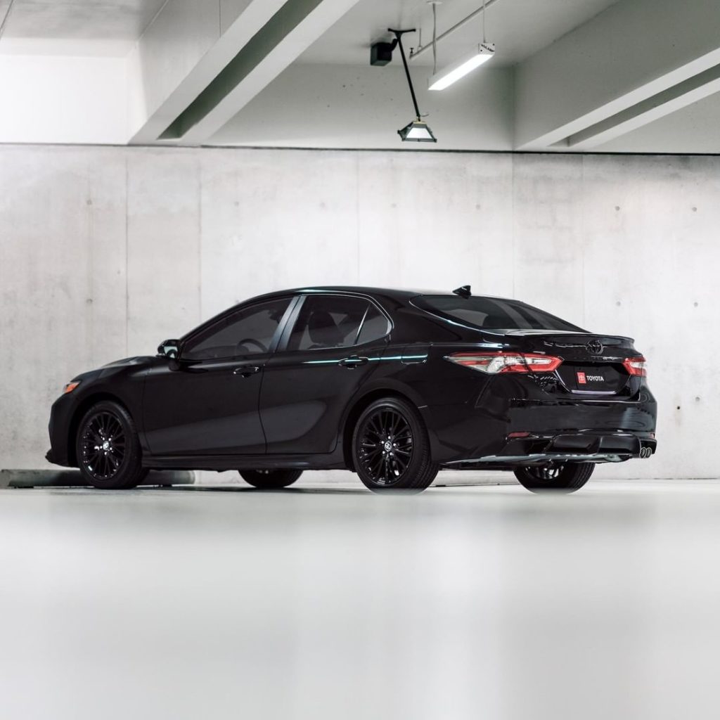 With aggressive black wheels, accents and badging to match, you'll get noticed e...