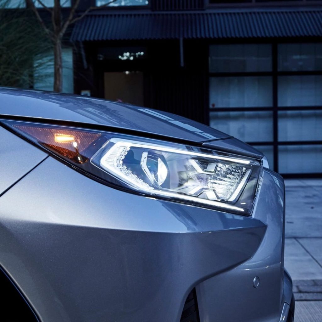 The right amount of style to see more of the road ahead with standard LED headli...