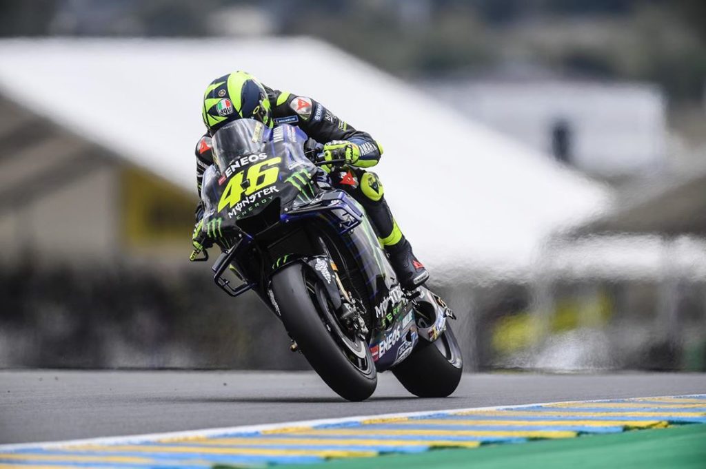 Not an easy first day for @valeyellow46, but The Doctor is determined to fight b...
