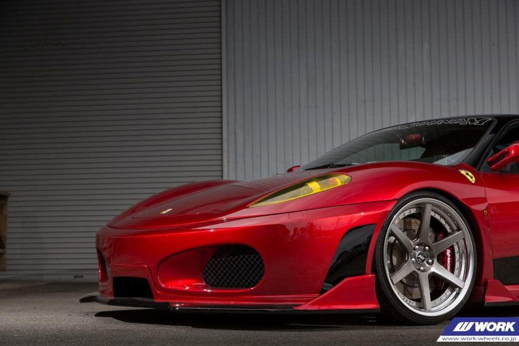 POWER SOUND M Ferrari 430 on WORK Zeast ST1 #artofwheel #zeastst1...