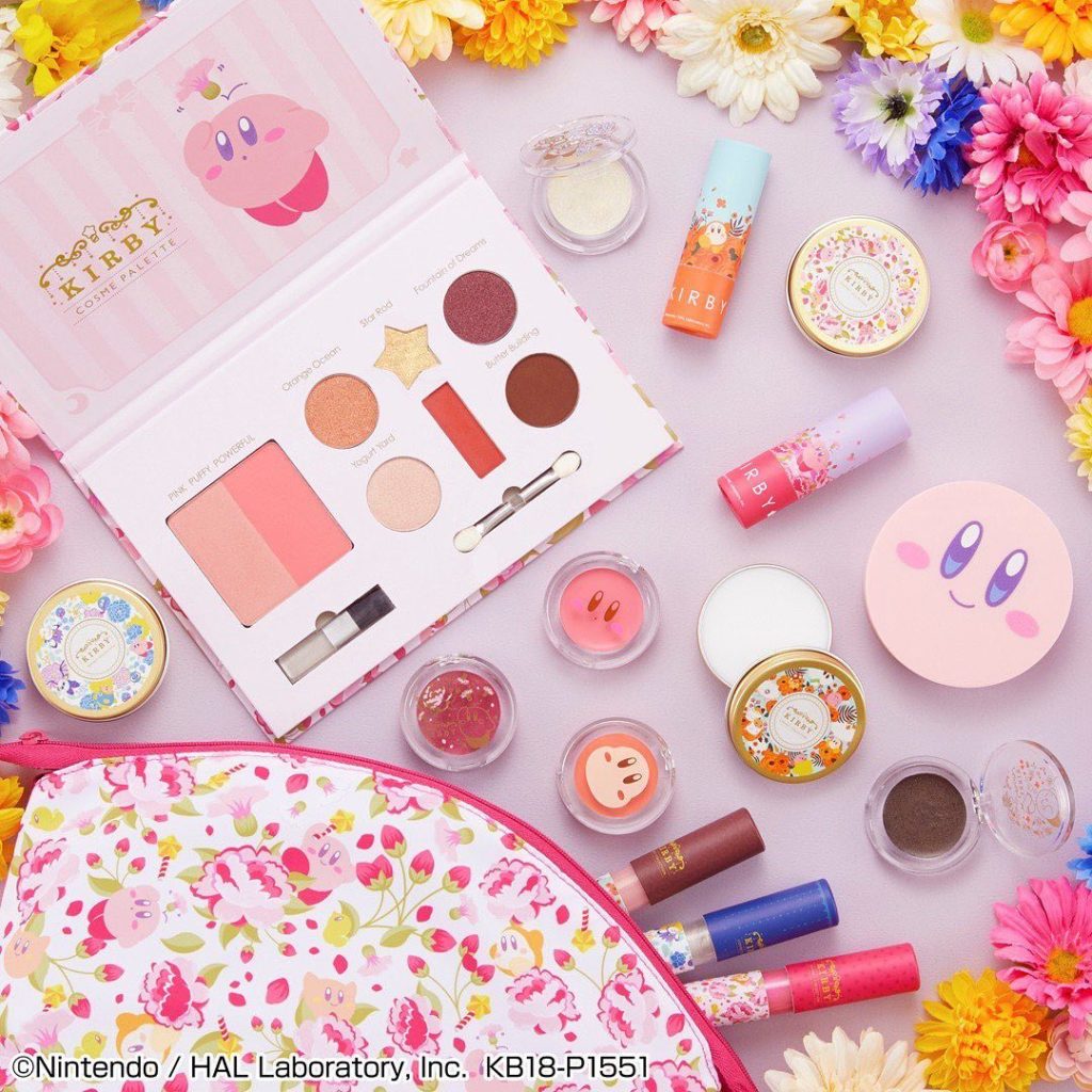 Who's ready for this super cute Kirby makeup collection being released later thi...