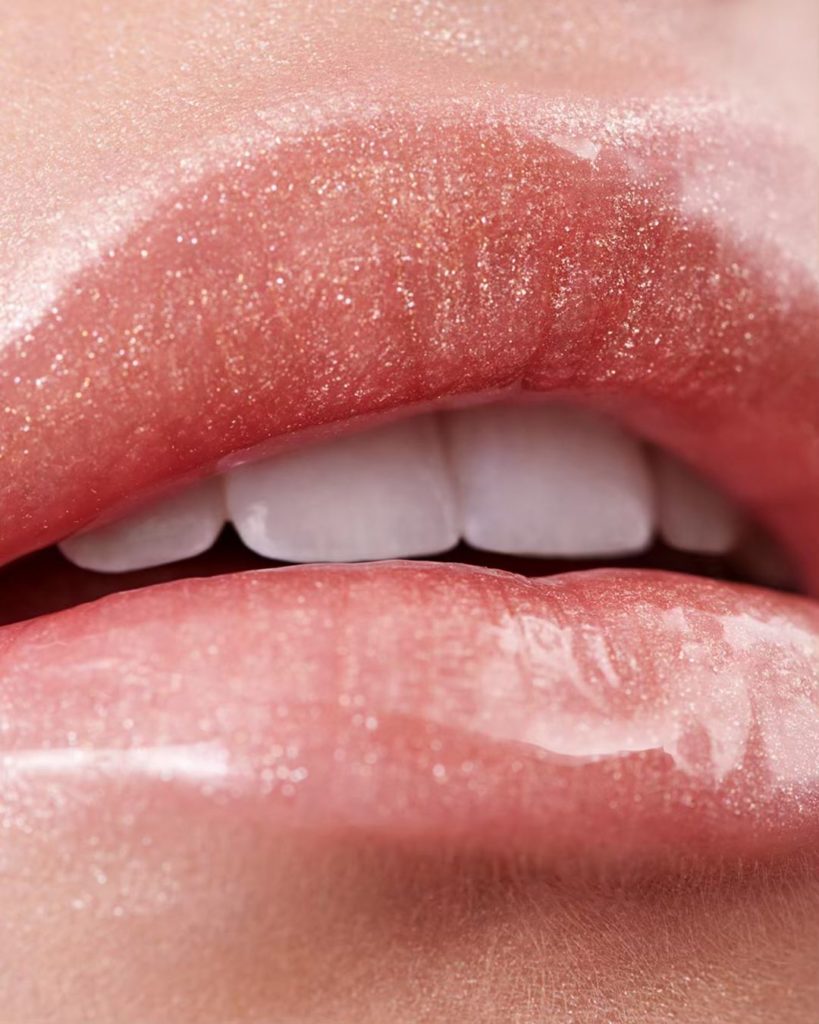 Take a nude lip to the next level by adding Aura Dew in Aurora over ColorGel Lip...