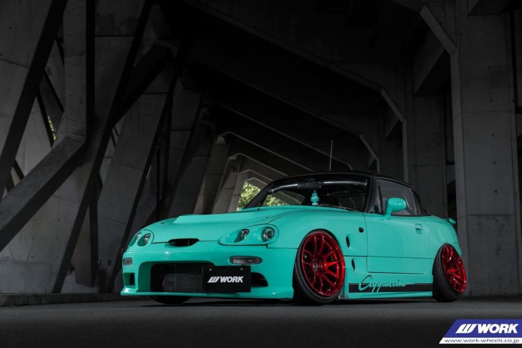 AUTO STAFF DEEN Suzuki Cappuccino on WORK Emotion CR Kiwami #artofwheel @deen864...