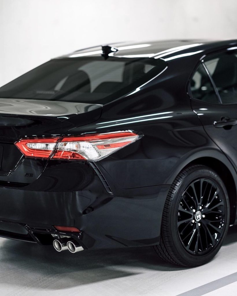 #Camry Nightshade's black 18-in. wheels, window trim and badges own the night in...