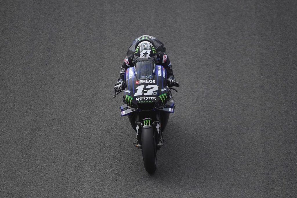 @maverick12official is in a positive mindset for the French GP after a long day ...