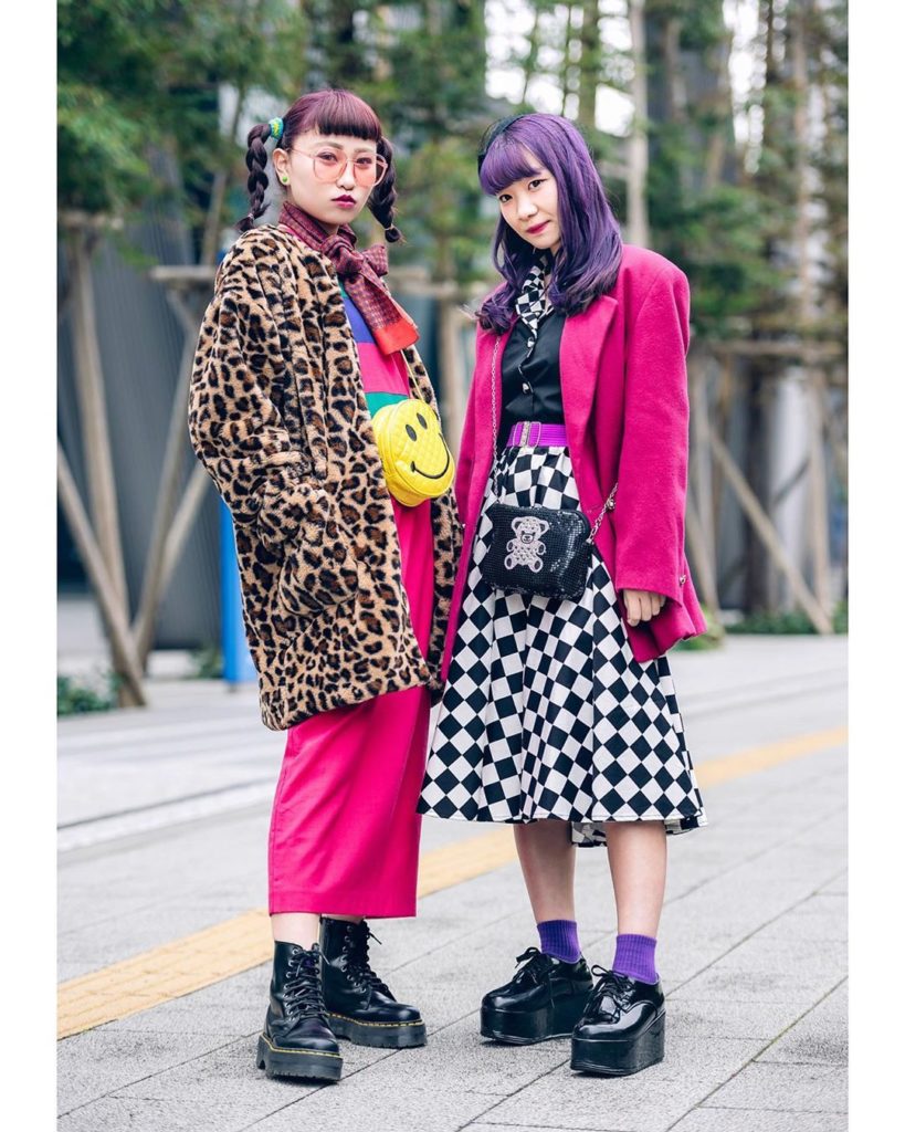 Japanese fashion college students Reiri (@twintail.g__) and Niina (@i_am_niina_2...