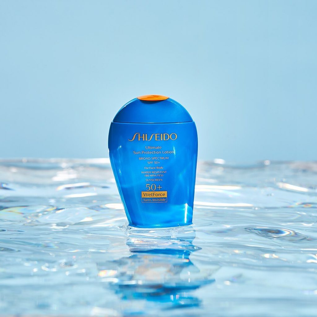Shiseido Suncare. Ultimate Sun Protection Lotion WetForce SPF 50+. #Wetforce Tec...