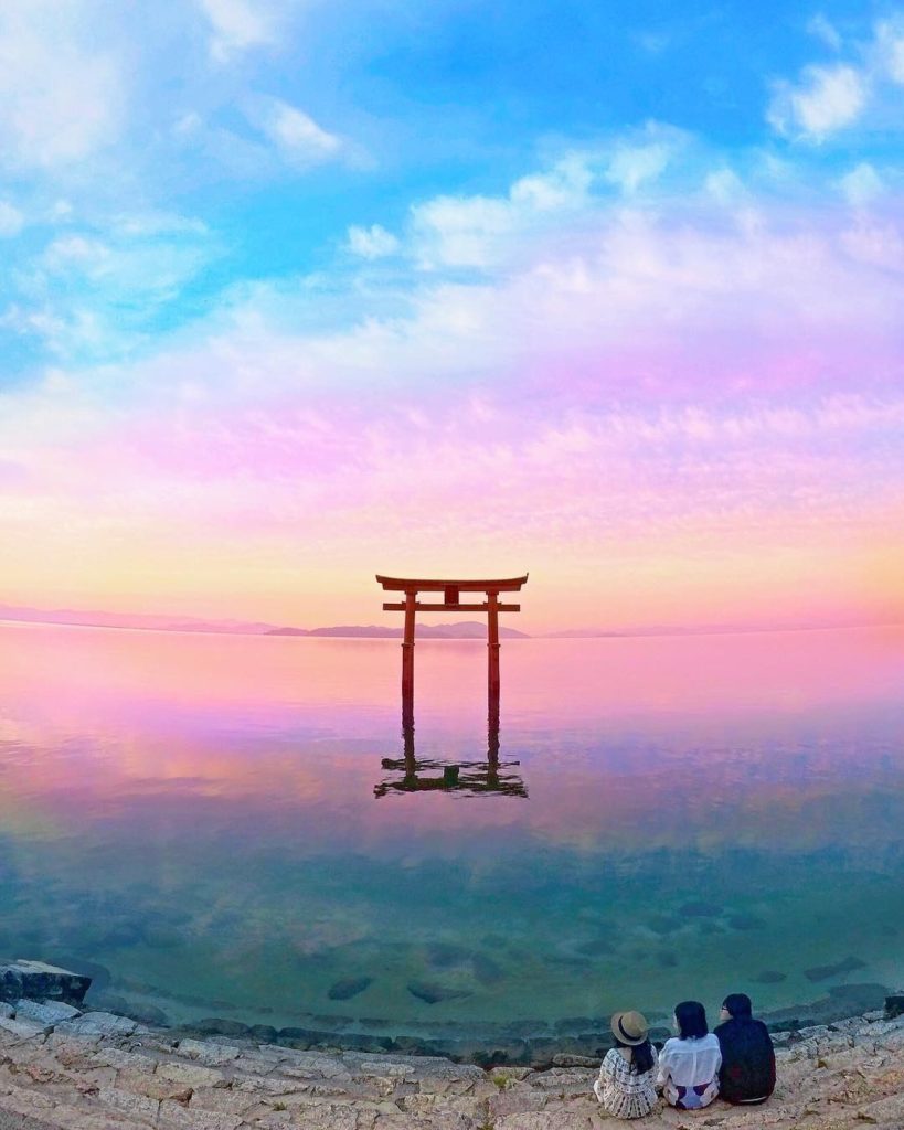 Shrines over water and cotton candy skies - is there a better combo?  This gorge...