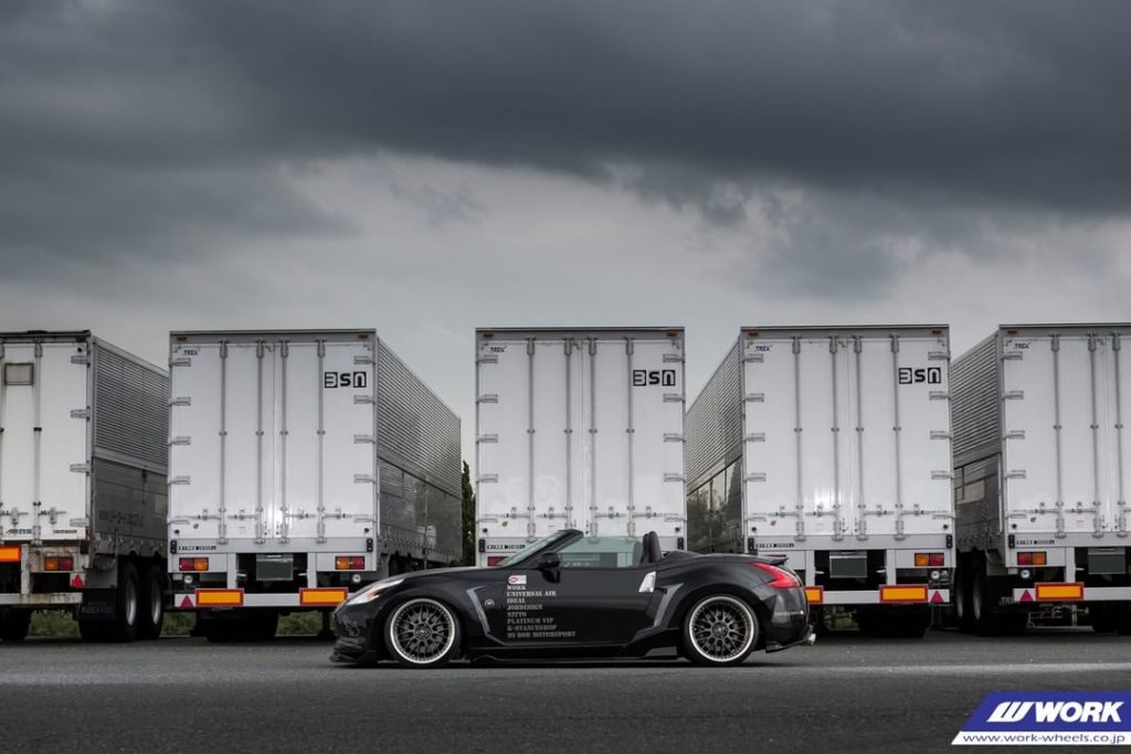 JOB DESIGN Nissan Z34 on WORK VS-XX #artofwheel #vsxx...
