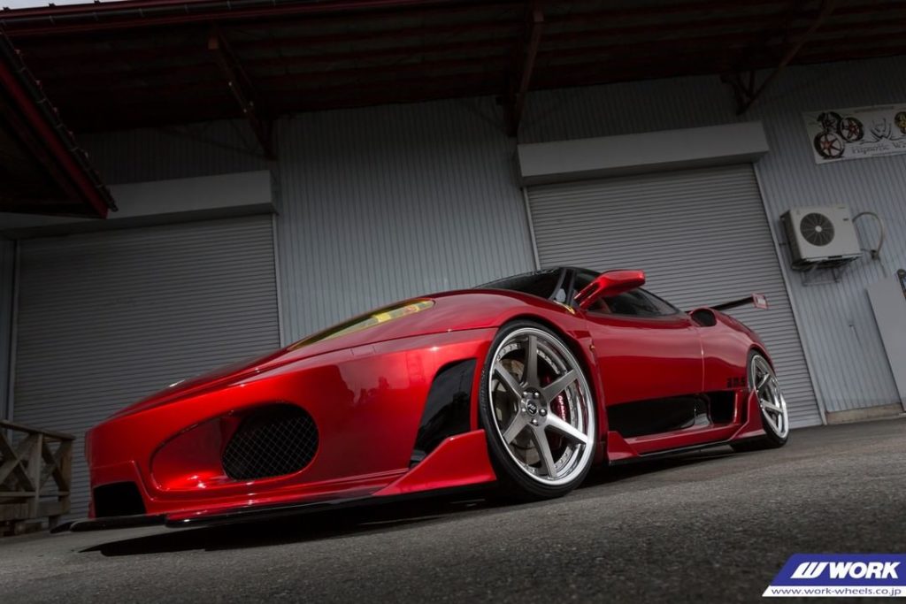 ⠀
POWER SOUND M Ferrari 430 on WORK Zeast ST1 #artofwheel #zeastst1...